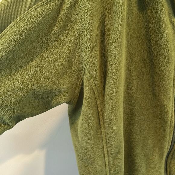 Gander Mountain Men’s Large Green Fleece Full Zip Jacket - Picture 5 of 10
